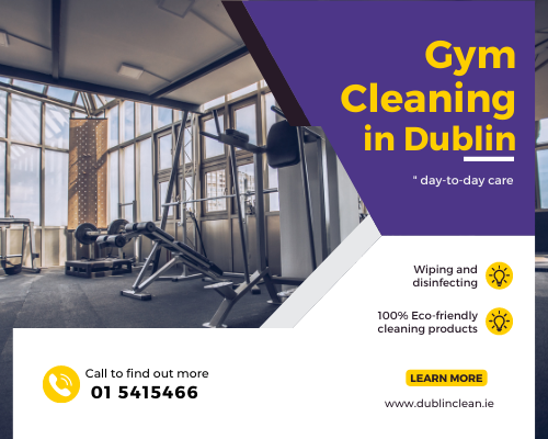 gym or fitness center cleaning dublin